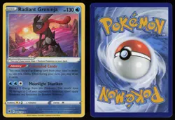Radiant Greninja 046/189 Radiant Rare Astral Radiance Pokemon - Image 3
