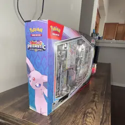 Pokemon Prismatic Evolutions Premium Figure Collection Box Umbreon Espeon 2024 - Image 2