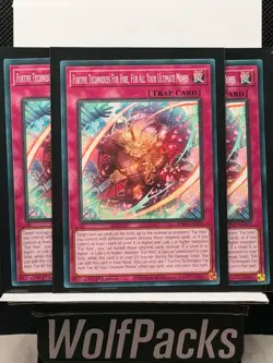 YuGiOh Burst Protocol Furtive Techniques Hire Fur Ultimate Moves BPRO-EN075 X3 - Image 2