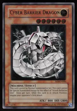 Cyber Barrier Dragon (UTR) SOI-EN006 EURO Ultimate Rare Yu-Gi-Oh - Image 1