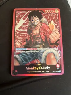 Monkey.D.Luffy Leader Foil Pre-Errata - LP - One Piece TCG - ST01-001 - English - Image 1
