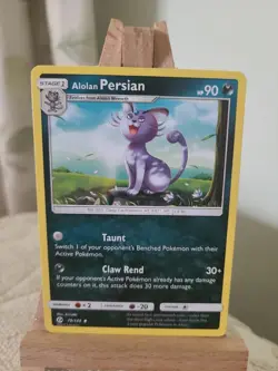 Pokemon Trading Card Game Alolan Persian Sun And Moon Base Set Card #79/149 - Image 2