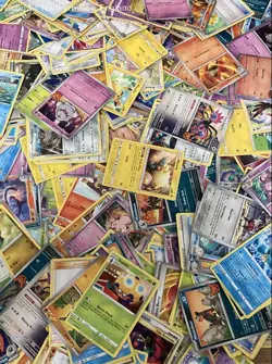 2.5LB Lot of Mixed Pokemon Cards CCG TCG Trading Cards Incl Holo V GX & EX Cards - Image 4