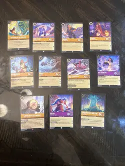 Disney Lorcana EN-11 11 Card Lot Pocahontas - Image 1