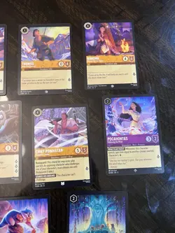 Disney Lorcana EN-11 11 Card Lot Pocahontas - Image 3