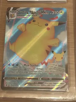 2021 Surfing Pikachu Vmax Pokemon Card Pg Grading 10 25th Anniversary 009/025 - Image 2