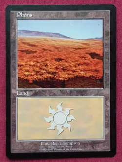 Magic The Gathering EUROLAND PLAINS STEPPE TUNDRA RUSSIA card MTG Purple Booster - Image 1
