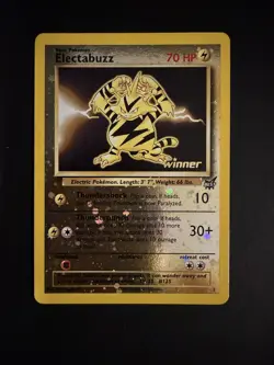 Pokemon Card Electabuzz Best Promo 1 Reverse Holo Foil Vintage WOTC LP 2002 - Image 1