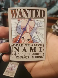 NAMI K1-PR-003 ONE PIECE WANTED Anime Collectible CCG Card - Image 1