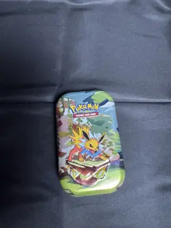 *EMPTY* Pokemon Prismatic Mini Tin - Jolteon - COIN+ART CARD. NO PACKS! - Image 1