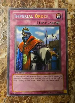 Yu-Gi-Oh! Imperial Order PSV-104 Pharaoh's Servant 1st Edition Vintage Card - Image 1