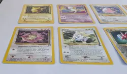 8 VTG Pokemon Black Star Promo Cards Arcanine Cleffa Scizor Pikachu Mew Togepi - Image 4