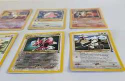 8 VTG Pokemon Black Star Promo Cards Arcanine Cleffa Scizor Pikachu Mew Togepi - Image 5