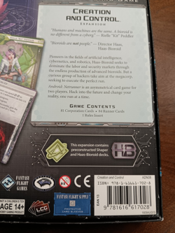 Android Netrunner: The Card Game -Creation & Control Expansion (Used - Complete) - Image 4