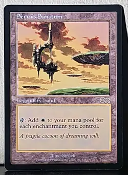 MTG 🪄 Serra's Sanctum ✨ Urza's Saga 🔮 Legendary Land Magic: The Gathering - Image 1