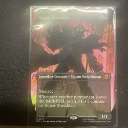 1 x Super Shredder - Borderless - Teenage Mutant Ninja Turtles - NM-Mint - MTG - Image 1