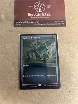Emerald Medallion (Foil Etched) Commander Masters Foil NM-M Unplayed Pack Fresh! - Image 1