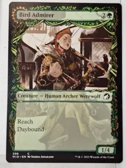 Bird Admirer - ShOWCASE Innistrad: Midnight Hunt - Magic the Gathering MTG Nice! - Image 1