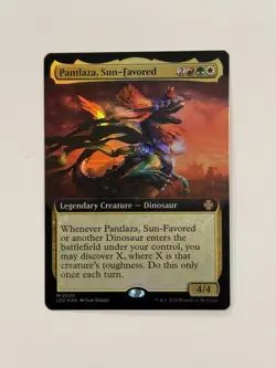 Pantlaza, Sun-Favored Extended Art Commander: the Lost Caverns of Ixalan Foil NM - Image 1