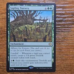 Wizards Magic: The Gathering Sapling Nursery ECL Rare Enchantment Green - Image 1