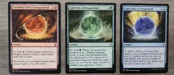 MTG Magic Carnelian Jade Lapis Orb of Dragonkind Set of 3 Commander CLB Regular - Image 1