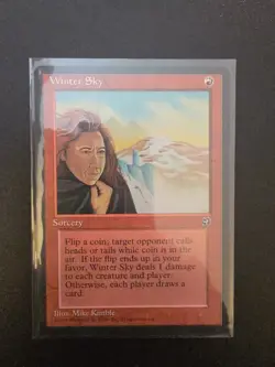 Magic The Gathering, Winter Sky, Homelands, Regular - Image 1