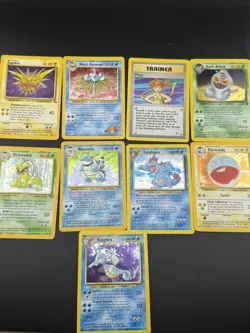 Pokemon TCG Card Vintage cards Lot Of 9 Old School Holos - Image 1