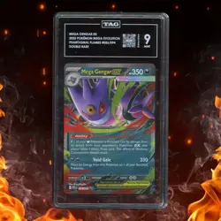 Pokemon Phantasmal Flames MEGA GENGAR EX 056/094 Double Rare TAG 9 - Image 1