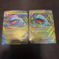 Pokemon Mega Venusaur EX Holo Card 3/132 Mega Evolution Series - Image 1