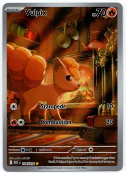 Pokemon - Mega Evolution Vulpix Illustration Rare 138/132 NM - Image 1