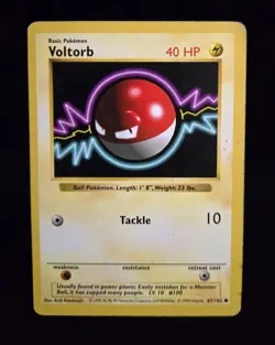 Pokemon TCG - VOLTORB - SHADOWLESS - 67/102 - BASE SET (1999) - WOTC - MP/LP - Image 1