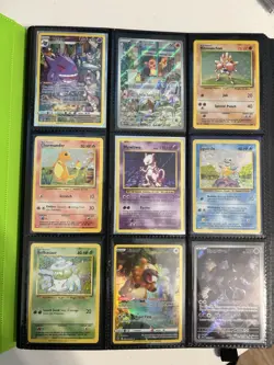 Pokemon TCG Binder Lot, Gengar Charmander Bulbasaur Squirtle Illustration rares - Image 1