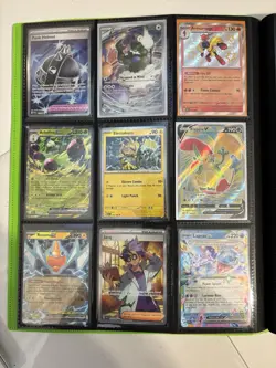 Pokemon TCG Binder Lot, Gengar Charmander Bulbasaur Squirtle Illustration rares - Image 4