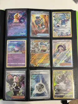 Pokemon TCG Binder Lot, Gengar Charmander Bulbasaur Squirtle Illustration rares - Image 5