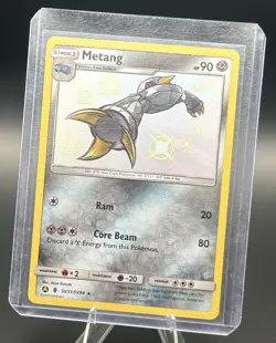 Pokemon Metang SV31/SV94 SV: Hidden Fates Shiny Holo - Image 1