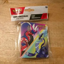 Pokemon Tcg scarlet and violet base Mini Portfolio Mini Binder No Booster Pack - Image 1
