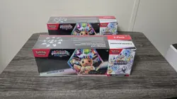 LOT OF 2 - Pokemon Prismatic Evolutions Surprise Box & Booster Bundle Sams Club - Image 1