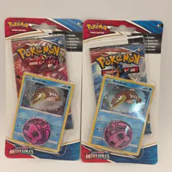 2X Pokemon TCG Battle Styles Blister Pack w/ Coin Sword & Shield SWSH05 SEALED - Image 1
