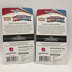 2X Pokemon TCG Battle Styles Blister Pack w/ Coin Sword & Shield SWSH05 SEALED - Image 3