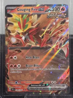 Gouging Fire Ex 038/162 Pokemon Temperal Forces Double Rare NM - Image 1