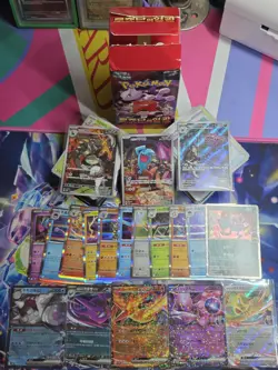 Pokemon Tcg Korean AR,EX,Holo,Reverse + 140 Bulk Bundle in Deck Box - Image 1