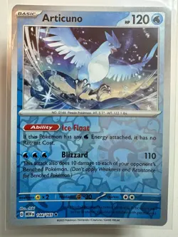 POKEMON 151 ENGLISH REVERSE HOLO ARTICUNO 144/165 MEW EN - Image 1