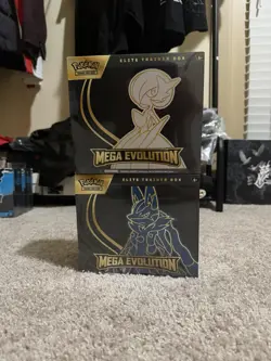 Pokemon TCG Mega Evolution Elite Trainer Box ETB Lucario and Gardevoir Set of 2 - Image 1