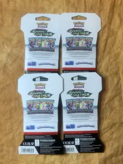 Pokemon - Journey Together - Sleeved Booster Pack Lot of 4 - Sealed - Image 2