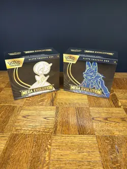 Pokemon TCG Mega Evolution ETBs - Lucario & Gardevoir Set Of 2 Factory Sealed. - Image 1