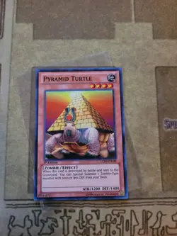 YUGIOH PYRAMID TURTLE LCJW-EN189 SUPER 1ST ED NM - Image 1