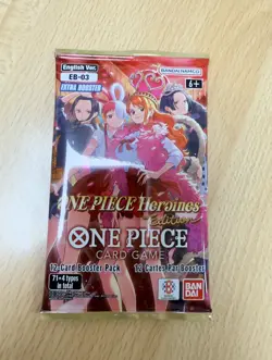 2x One Piece TCG EB-03 Heroines Edition Booster Boxes Unsealed (48 packs) - Image 3