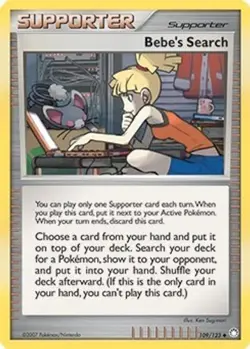 Bebe's Search (Cosmos Holofoil, #109/1 Miscellaneous Cards & Products LP Pokemon - Image 1