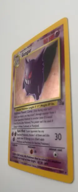 Pokemon Gengar Holo Rare Fossil 5/62 1999 80 HP Stage 2 Card - Image 5