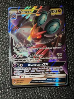 Pokemon TCG Noivern GX Holo Ultra Rare Card Burning Shadows 99/147 NM Condition - Image 1